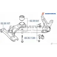 Шаровая опора AMIWA X0PHO C UV3T7 1422492409 05-35-1128 - Изображение 2
