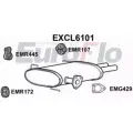 Задний глушитель EUROFLO KRLN X2 4354272 NJZXY EXCL6101