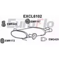 Задний глушитель EUROFLO H8D2VQH EXCL6102 4354273 3BGX D