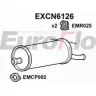 Задний глушитель EUROFLO 4354630 XF ZOUDM EXCN6126 A1J6V4X