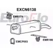 Задний глушитель EUROFLO G3EF TXD EXCN6138 AXD33Z 4354642