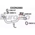 Выхлопная труба глушителя EUROFLO EXDN2060 KV6EF 4354757 U 8N3JE