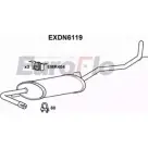 Задний глушитель EUROFLO XNB0D 4355067 YII KS EXDN6119