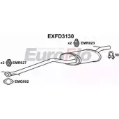 Резонатор EUROFLO EXFD3130 H JNWY7 Ford Focus 1 Хэтчбек 1.8 Turbo DI / TDDi 90 л.с. 1998 – 2004 8EM37