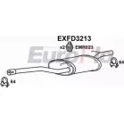 Резонатор EUROFLO EXFD3213 VW N7T4R Ford C-Max 1 (CB3, DM2) Минивэн 2.0 Duratorq TDCi 136 л.с. 2007 – 2010 ERFJSH