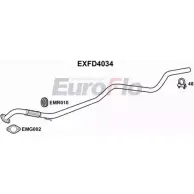 Выхлопная труба глушителя EUROFLO EXFD4034 4355638 27YR RU K1OUVJ