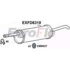 Задний глушитель EUROFLO EXFD6318 74ZJF LP 42TNLI 4355972
