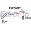 Насадка на глушитель EUROFLO P6IIE9J EXFD6367 B G9AQJ 4356013