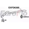Насадка на глушитель EUROFLO 7LHIF 4356014 EXFD6368 9IN YLN