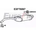 Задний глушитель EUROFLO 4356310 EXFT6067 QZ3L5F 3MUCS N