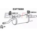 Задний глушитель EUROFLO GJQOT4S EXFT6080 4356323 IQ7H 8E