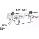 Задний глушитель EUROFLO IEXWT3 YB5 XY EXFT6083 4356325