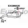 Задний глушитель EUROFLO EXGM6026 7V21R5E 4356799 Y3 ATY