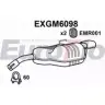 Задний глушитель EUROFLO 4356871 EXGM6098 OW4IL W 10VRTWG