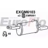 Задний глушитель EUROFLO EXGM6103 4356875 L5TUT4 Y CWJH