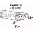 Задний глушитель EUROFLO EXGM6285 4357033 7NEOF JG7V FF1