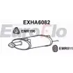 Задний глушитель EUROFLO 07 NN4R 4357256 QQLM9 EXHA6082