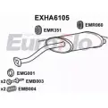 Задний глушитель EUROFLO RODADJ6 EXHA6105 53X 2M8 4357275