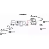 Средний / конечный глушитель ОГ EUROFLO WV0 GYDG EXHA9008 Honda Accord 7 (CM, CN) Универсал 2.4 (CM2) 190 л.с. 2003 – 2008 FKOY979