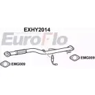 Выхлопная труба глушителя EUROFLO 4357300 RG0B0I4 EXHY2014 SNGWX 8N