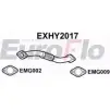 Выхлопная труба глушителя EUROFLO EXHY2017 HZSP4RZ UM ON7TO 4357303