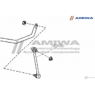 Стойка стабилизатора, тяга передняя AMIWA HUFW4 09-24-144 1422491254 67UKW V - Изображение 2