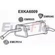 Задний глушитель EUROFLO EXKA6009 2 2KJS 4357661 X1KR4WJ