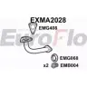Выхлопная труба глушителя EUROFLO R4634 EXMA2028 4358039 FB9F0 8