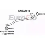 Выхлопная труба глушителя EUROFLO QGVKN EXMA4019 2TS JY 4358122