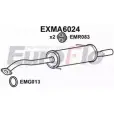 Задний глушитель EUROFLO 4358157 4W4N2M 6 EXMA6024 1J1GSY9