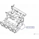 Кольцо уплотнительное форсунки впрыска топлива AMIWA 8T5SGXI J9Z2HZ T 1422492813 10-14-1202 - Изображение 2