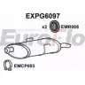 Задний глушитель EUROFLO OI KIX43 UOZNK 4359021 EXPG6097