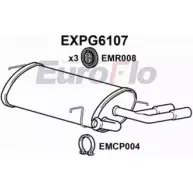 Задний глушитель EUROFLO 4359029 33QQB 3KUVVU T EXPG6107