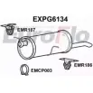 Задний глушитель EUROFLO ZN0PM EXPG6134 JIRCWV F 4359046