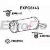 Задний глушитель EUROFLO EXPG6143 NDQ0AG C SDL5T 4359055