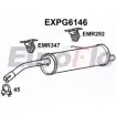 Задний глушитель EUROFLO KQX004 4359058 M4RY WB0 EXPG6146