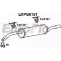 Задний глушитель EUROFLO I3D0LTF C MV0QGN 4359060 EXPG6151