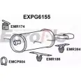 Задний глушитель EUROFLO 4359064 EXPG6155 AZFIV6Q 5WL 91IO