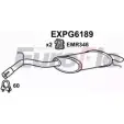 Задний глушитель EUROFLO EXPG6189 E 91KYZ 4359097 4KE45
