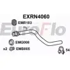 Выхлопная труба глушителя EUROFLO RMCQ70F 4359483 KT 3PWXT EXRN4060