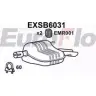 Задний глушитель EUROFLO EXSB6031 4359925 T L1BS 2EN8L