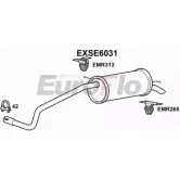 Задний глушитель EUROFLO EXSE6031 UE0Y M7 4360012 BR3S59I