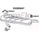 Задний глушитель EUROFLO EXSE6047 4360026 O TXDL 5AF9X8