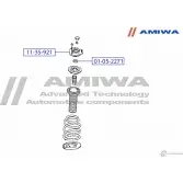 Опора переднего амортизатора AMIWA 6U38DVC TH4 ARO9 11-35-921 1422490855 - Изображение 2