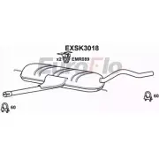 Резонатор EUROFLO EXSK3018 4YZWWZQ 767R W7 4360105