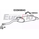 Задний глушитель EUROFLO 4360157 A8AHO05 Y BSOA EXSK6043
