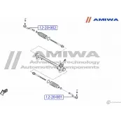 Наконечник рулевой левый AMIWA 12-20-001 M 681AH EOB5U 1422492194 - Изображение 2