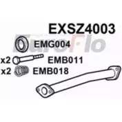 Выхлопная труба глушителя EUROFLO QM5LE 3SOXU 1B EXSZ4003 4360320