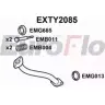 Выхлопная труба глушителя EUROFLO 4360497 KMJX 1 EXTY2085 N24MTOR