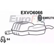 Задний глушитель EUROFLO GJZ FJ95 4360962 J2ACQX EXVO6066